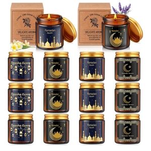 12 Ct Ramadan Scented Candles